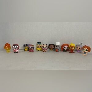 Disney Doorables 12 Lot Remi Boo Alice Wall-E Merida Jack Miguel Zootopia Hades